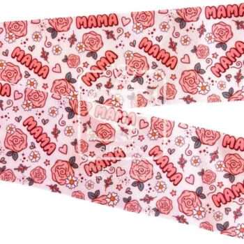 Yarda Estampado 7.5cm Pink Mama