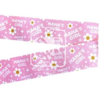 Yarda de Estampado 3.8cm Mama´s Girl Rosa