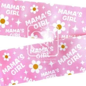 Yarda Estampado 7.5cm Mama´s Girl Rosa
