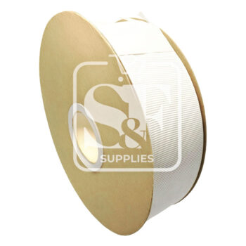 Rollo de Listón 3.8cm Acordonado Blanco