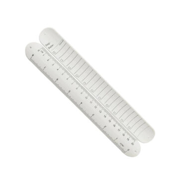 Pulsera ajustable con Regla Blanca