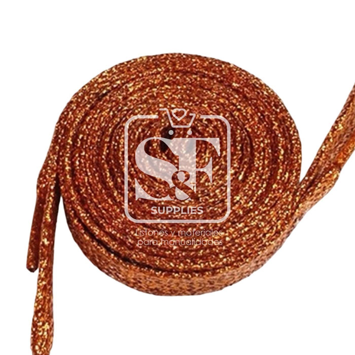 Unidad Agujeta Metalizada Dorado Obscuro