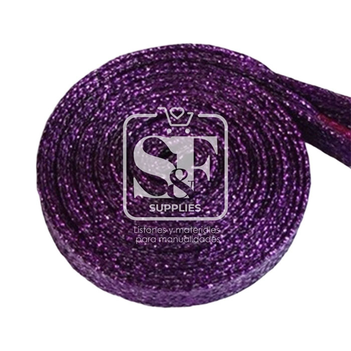 Unidad Agujeta Metalizada Morado Obscuro