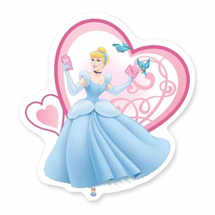 Resina Plana Cenicienta Corazón