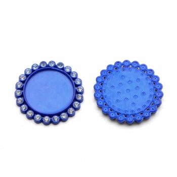 Tapita plástica Azul con Cristales Alrededor