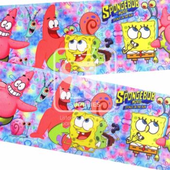 Yarda Estampado 7.5cm The Bob Sponge Movie