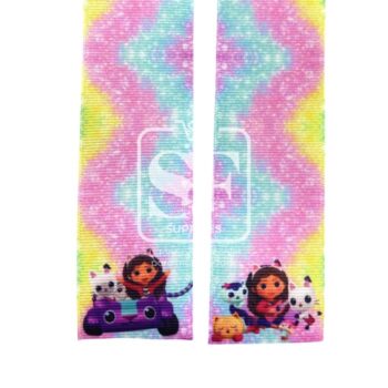 Tira de Listón 3.8cm Gabby DollHouse Acuarela