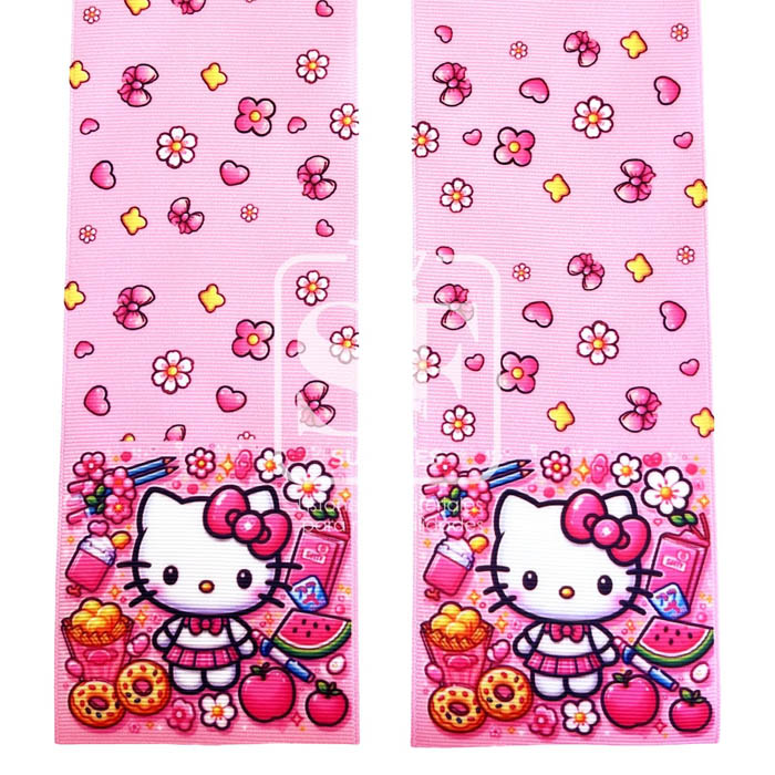 Tira de Listón 7.5cm Hello Kitty Snacks