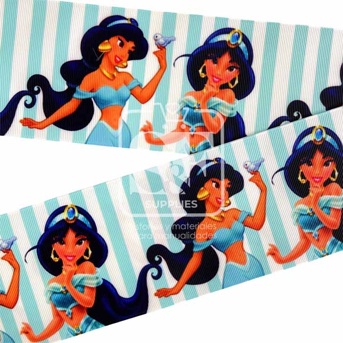 Yarda Estampado 7.5cm Jasmine Franjas