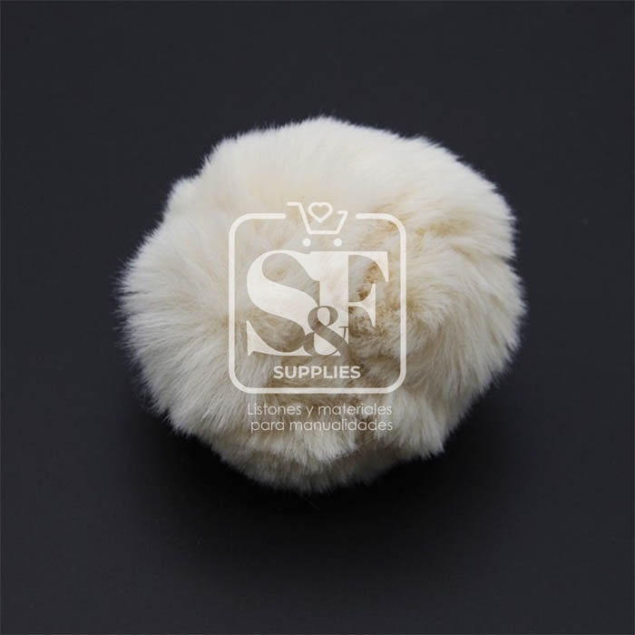 Pompon Pequeño Beige