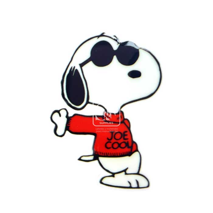 Resina Plana Snoopy Joe Cool
