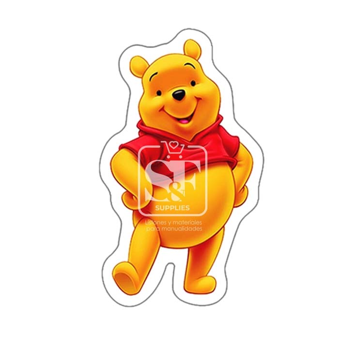 Resina Plana Winnie Pooh