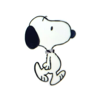 Resina Plana Snoopy Caminando