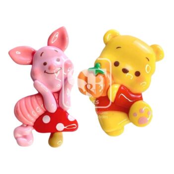 Dúo Resinas Pooh y Piglet