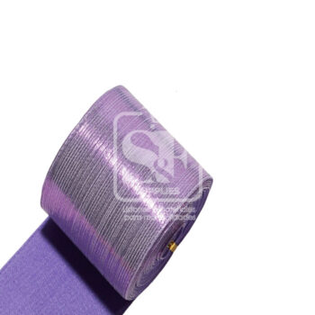 Yarda de Tela 3.8cm Con Reflejos Holográficos Lila