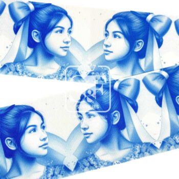 Yarda de Listón Estampado 7.5cm Chapina Retro