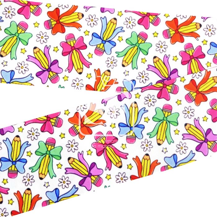 Yarda Estampado 7.5cm Lápices Coquetos