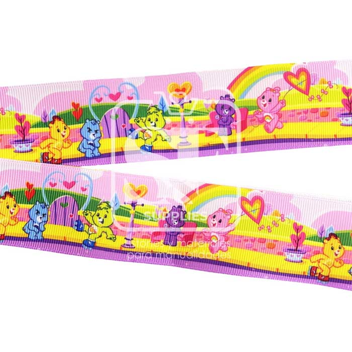 Yarda de Estampado 3.8cm Ciudad Quiéreme Mucho