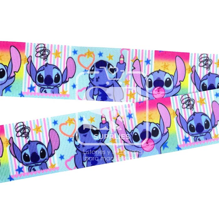 Yarda de Estampado 3.8cm Stitch Goma de Mascar