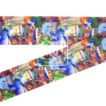 Yarda de Listón Estampado 3.8cm Turismo Chapín