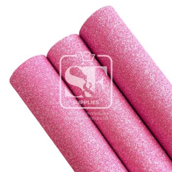 Tramo de Vinil Mini Glitter Rosado