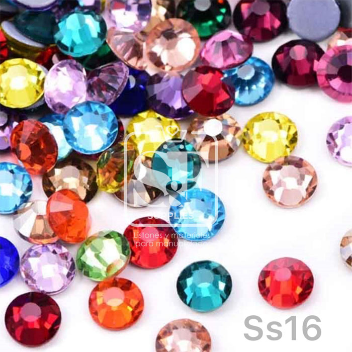 Kit de Cristales Multicolor SS16