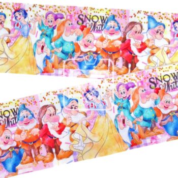 Yarda Estampado 7.5cm Blancanieves y los 7 Enanitos