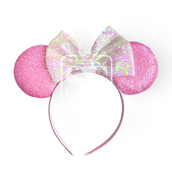 Diadema Minnie Moño Blanco