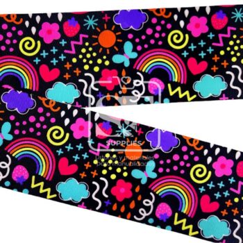 Yarda Estampado 7.5cm Quiero Crecer