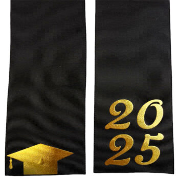 Tira de Listón 7.5cm Holograma Dorado - Promo 2025