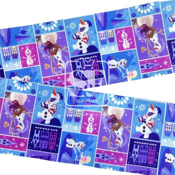 Yarda Estampado 7.5cm Collage Frozen