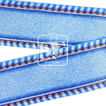 Yarda Estampado 7.5cm Denim Claro