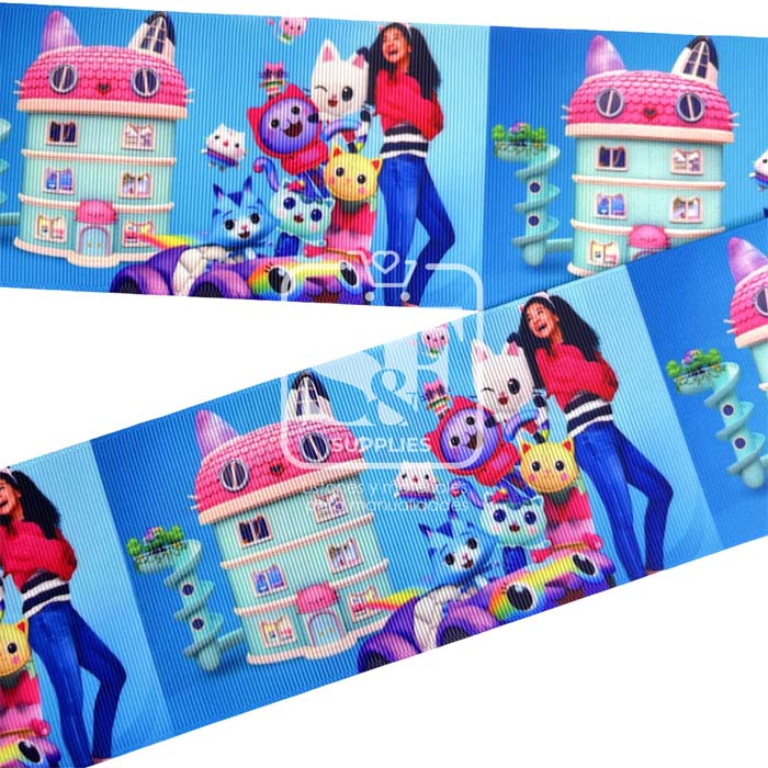 Yarda Estampado 7.5cm Gabby Dollhouse Movie