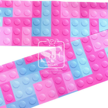 Yarda Estampado 7.5cm Legos de Niña