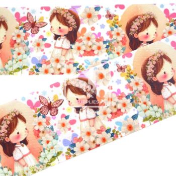 Yarda Estampado 7.5cm Mi Primera Comunión