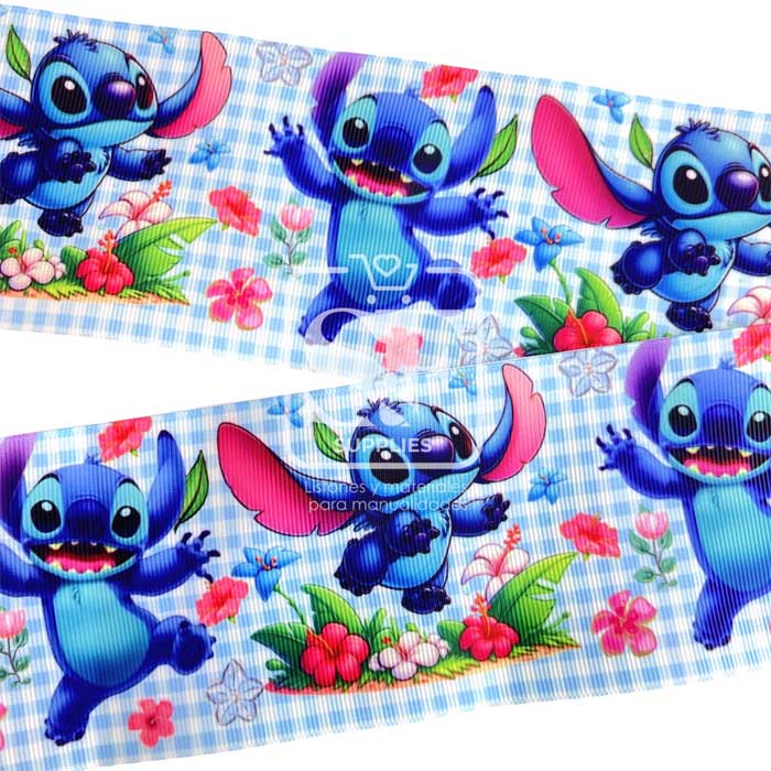 Yarda Estampado 7.5cm Picnic Stitch