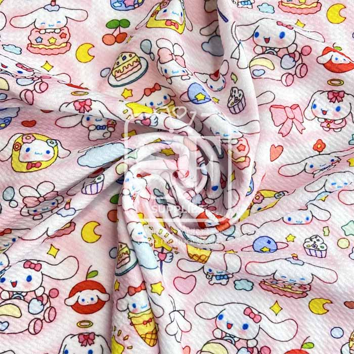 Tramo de Tela Liverpool Cinnamoroll Postres