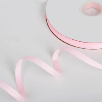 Rollo de Listón 1cm Acordonado Rosa Bebé