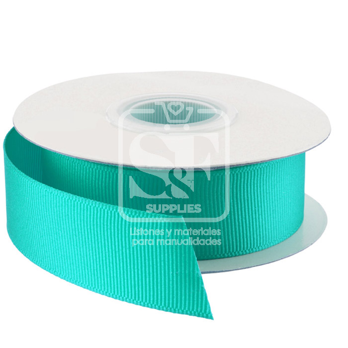 Rollo de Listón 3.8cm Acordonado Aqua