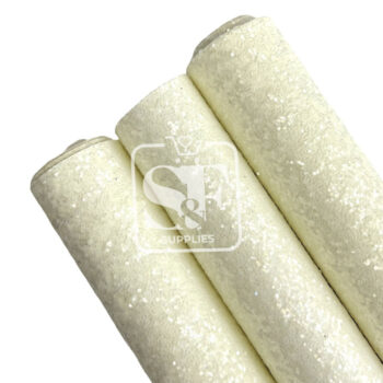 Tramo de Vinil Escarchado Ivory