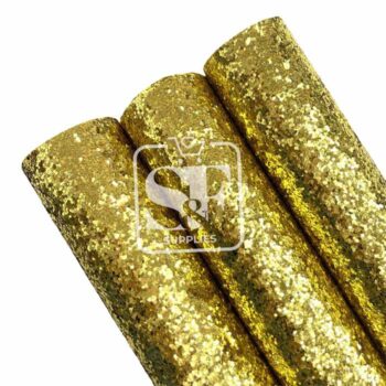 Tramo de Vinil Escarchado Dorado Claro