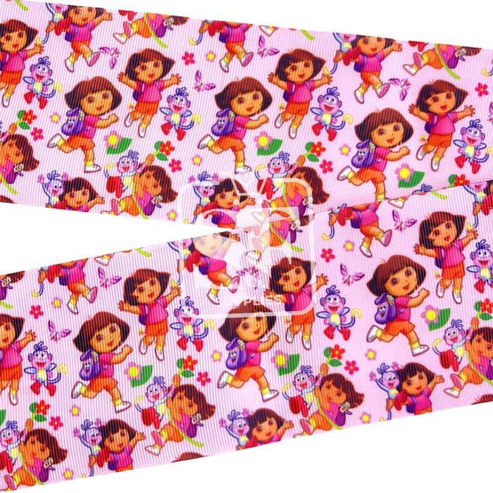 Yarda Estampado 7.5cm Dora la Exploradora