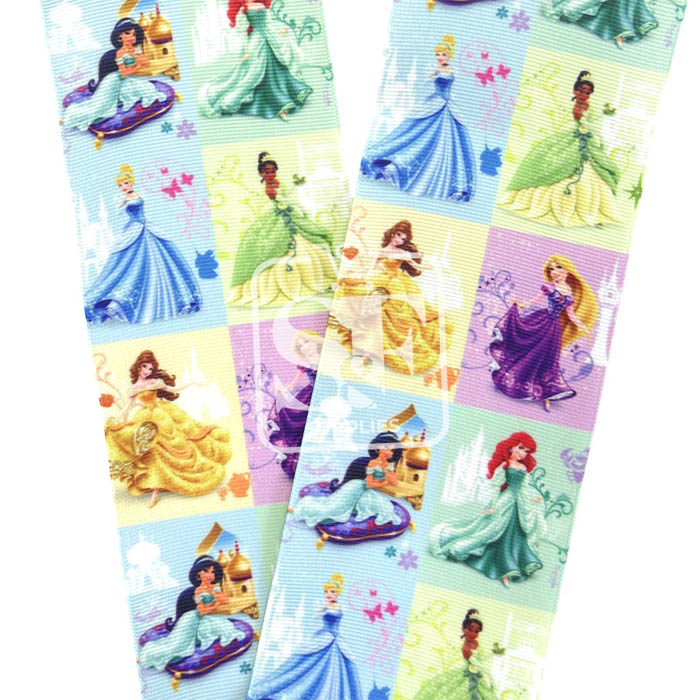 Yarda Estampado 7.5cm Encanto de Princesas