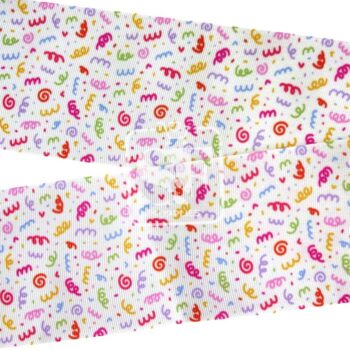 Yarda Estampado 7.5cm Serpentinas