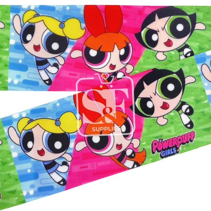 Yarda Estampado 7.5cm Bombón, Burbuja y Bellota