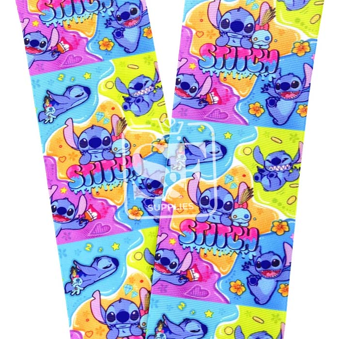 Yarda Estampado 7.5cm Stitch Party