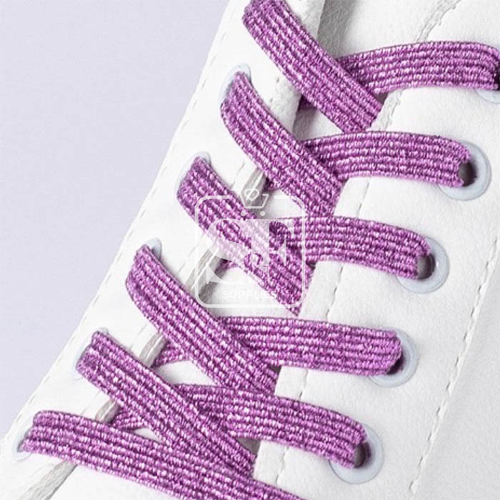 Par de Agujetas Elásticas Moradas