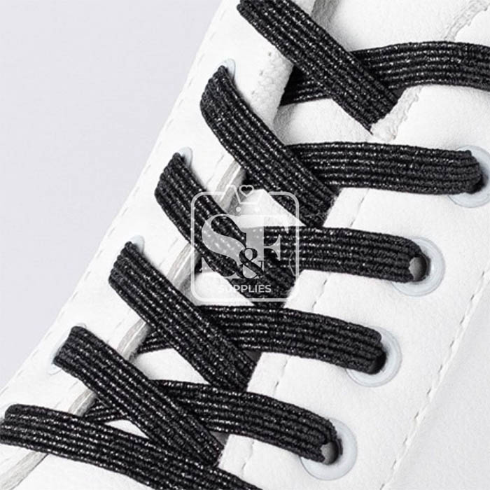 Par de Agujetas Elásticas Negras