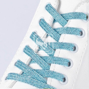 Par de Agujetas Elásticas Turquesas