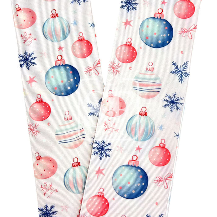 Yarda de Estampado 7.5cm Esferas Pastel